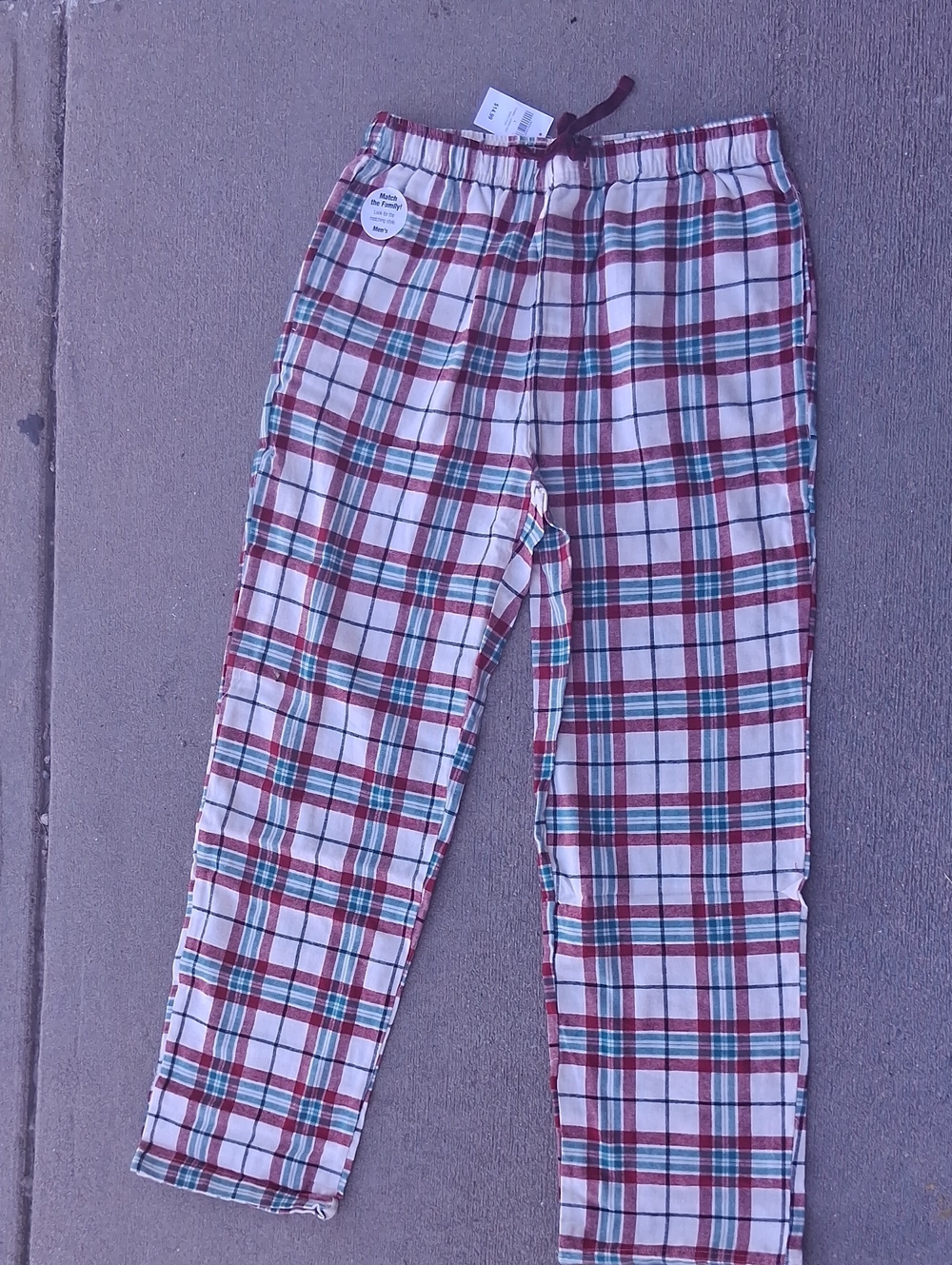 Plaid Cotton Pajama Pants